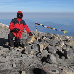 Aaron on Mount Adams Summit