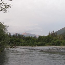Hoh River from Five Mile Island Campground