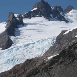 Blue Glacier Ice Falls