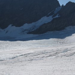 Blue Glacier and Glacier Pass