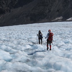 Dan and Jon descending Blue Glacier