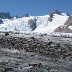 Blue Glacier Ice Falls / Rocky Blue Glacier