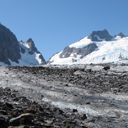 Blue Glacier Ice Falls / Rocky Blue Glacier (2)