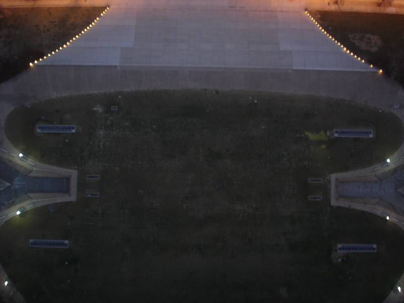 Beneath St. Louis Arch