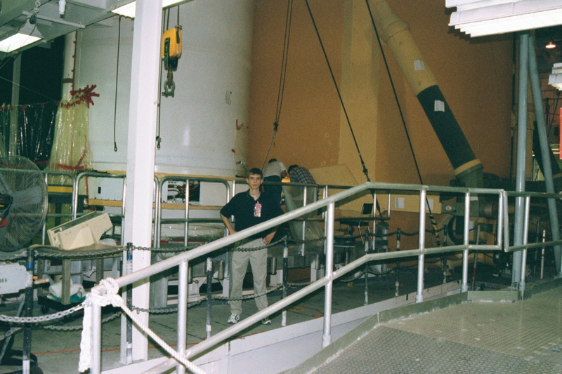 Aaron in the VAB