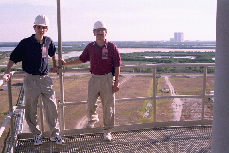 VAB in the distance from launchtower.