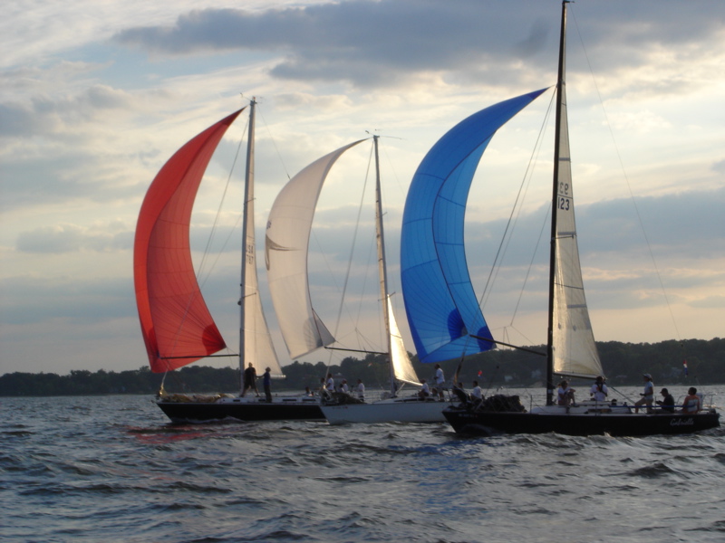 Red White and Blue Spin Boats