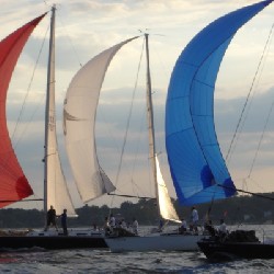 Red White and Blue Spin Boats