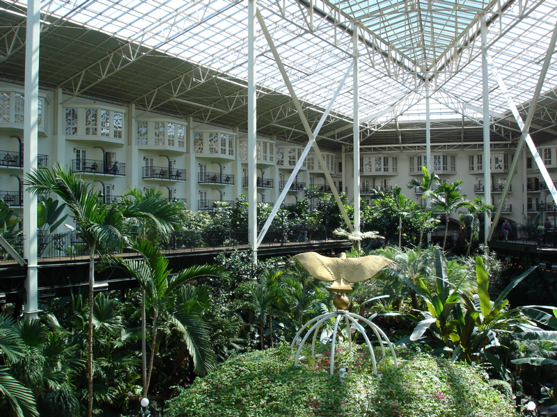 Opryland Garden Conservatory Skywalk