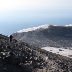 Climbing from Col to Summit