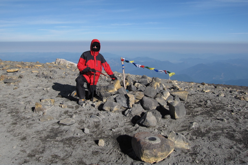 Aaron on Mount Adams Summit