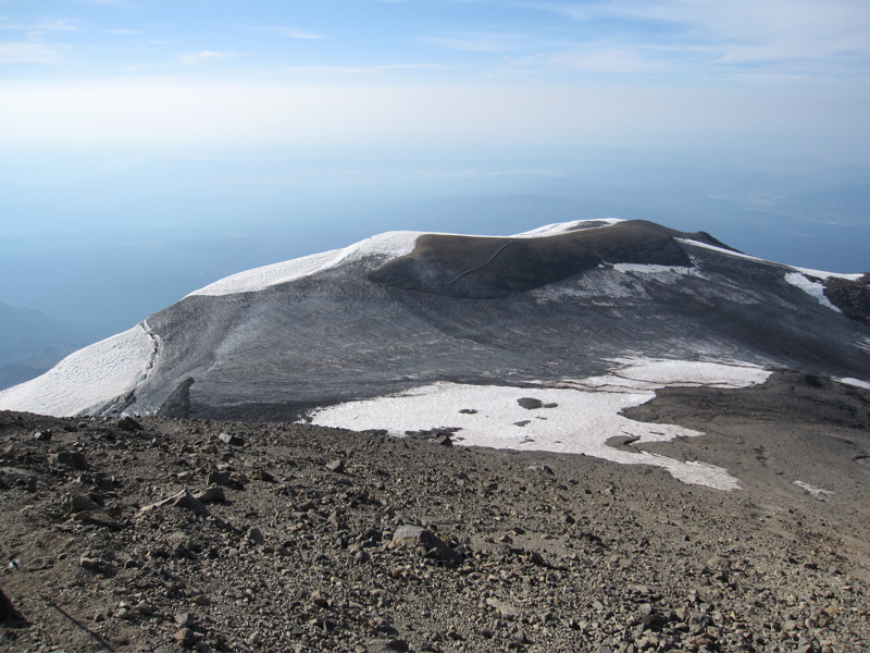 Above view of South (False) Summit