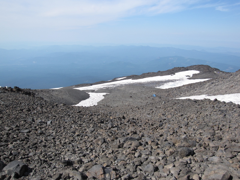 Blue Tent in Scree