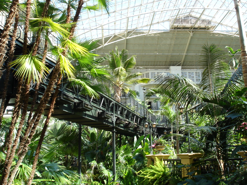 Opryland Garden Conservatory Skywalk