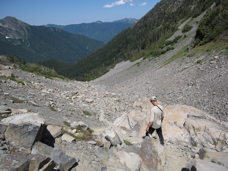 Northeastern Side of Lateral Moraine