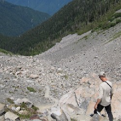 Northeastern Side of Lateral Moraine