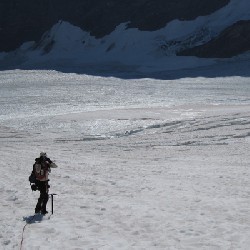 Blue Glacier (below Ice Falls)