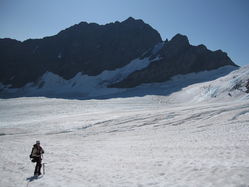 Blue Glacier and Glacier Pass