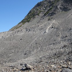 Scramble Path to Lateral Moraine