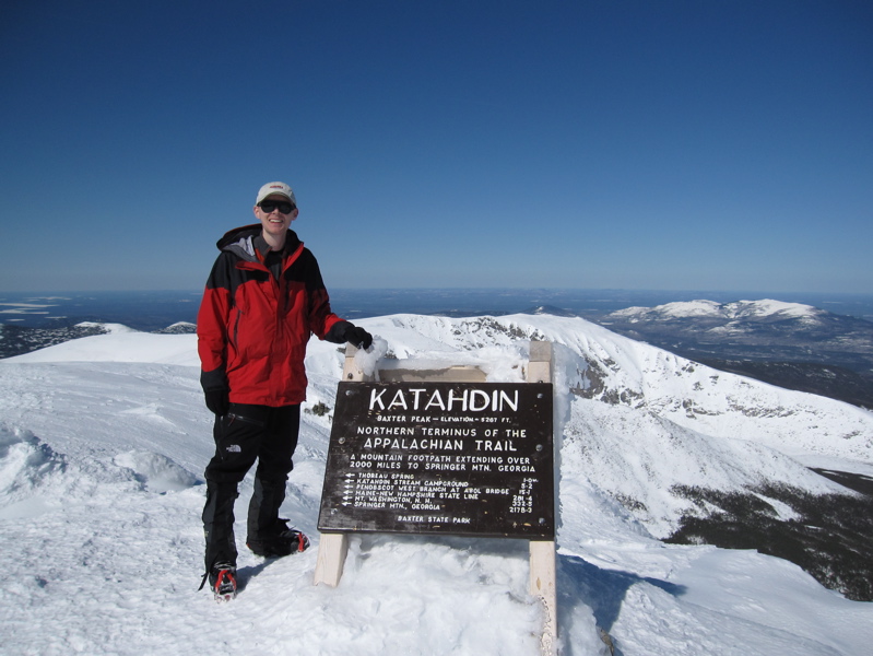 Aaron on Baxter Peak