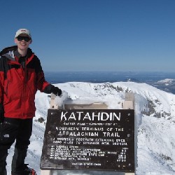 Aaron on Baxter Peak